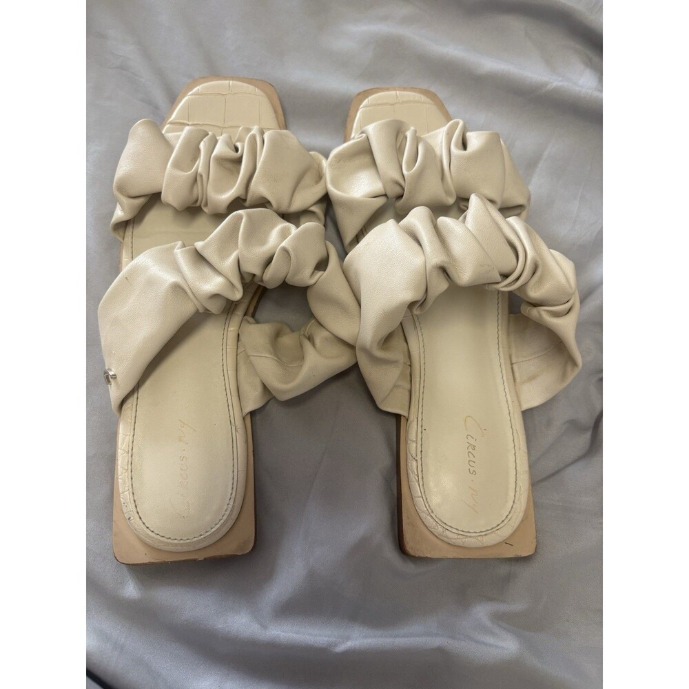 Circus by Sam Edelman Women’s Block Heel Sandals – Beige | Size 7.5 | New